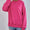 Dropped Shoulder Slit Hoodie