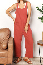 Load image into Gallery viewer, Double Take Wide Leg Overalls with Front Pockets