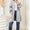 Double Take Multicolored Stripe Open Front Longline Cardigan