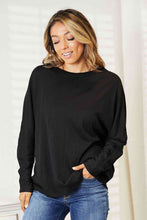 Load image into Gallery viewer, Double Take Seam Detail Round Neck Long Sleeve Top