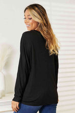 Load image into Gallery viewer, Double Take Seam Detail Round Neck Long Sleeve Top