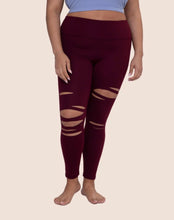 Load image into Gallery viewer, PLUS Mono B Black laser cut leggings