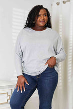 Load image into Gallery viewer, Double Take Seam Detail Round Neck Long Sleeve Top