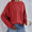 Dropped Shoulder Slit Hoodie