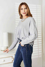 Load image into Gallery viewer, Double Take Seam Detail Round Neck Long Sleeve Top