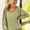 BiBi Waffle Knit Contrast Trim Long Sleeve T-Shirt