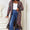 Double Take Full Size Multicolored Open Front Fringe Hem Cardigan