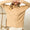 BiBi Checkered Round Neck Thumbhole Long Sleeve Top