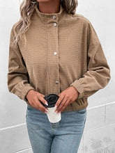 Load image into Gallery viewer, Long Sleeve Dropped Shoulder Jacket