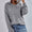 Dropped Shoulder Slit Hoodie