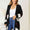 Double Take Striped Rib-Knit Drop Shoulder Open Front Cardigan