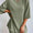 Round Neck Ribbed Top and Shorts Lounge Set