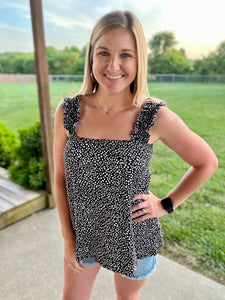 Leopard smocked tank