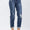 CURVY Judy Blue Destroyed cuffed slim fit