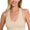 Ribbed cropped racerback bra top