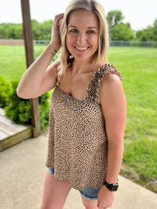 Leopard smocked tank