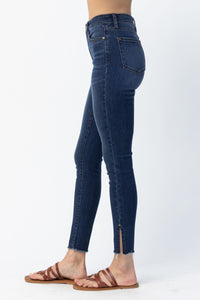 Judy Blue High waist side slit skinny