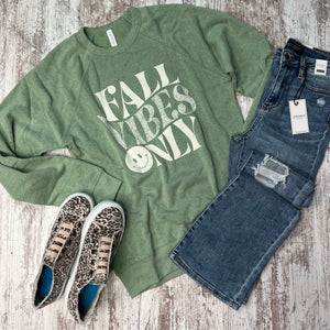 Sage fall vibes sweatshirt