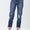 CURVY Judy Blue Destroyed cuffed slim fit