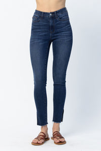 Judy Blue High waist side slit skinny