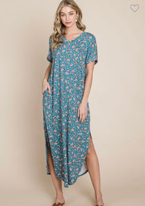 Floral maxi dress
