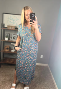 Floral maxi dress