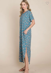Floral maxi dress