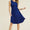 Estate Blue button detail midi dress