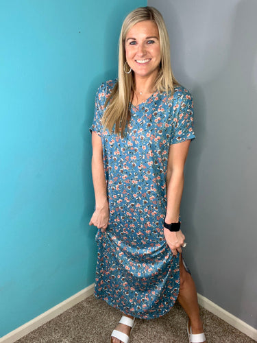 Floral maxi dress