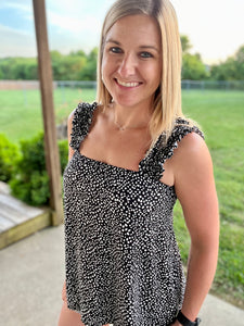 Leopard smocked tank