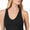 Ribbed cropped racerback bra top