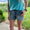 CURVY Judy Blue paisley bandana shorts