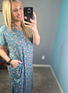 Floral maxi dress